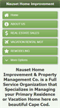 Mobile Screenshot of nausethomemanagement.com